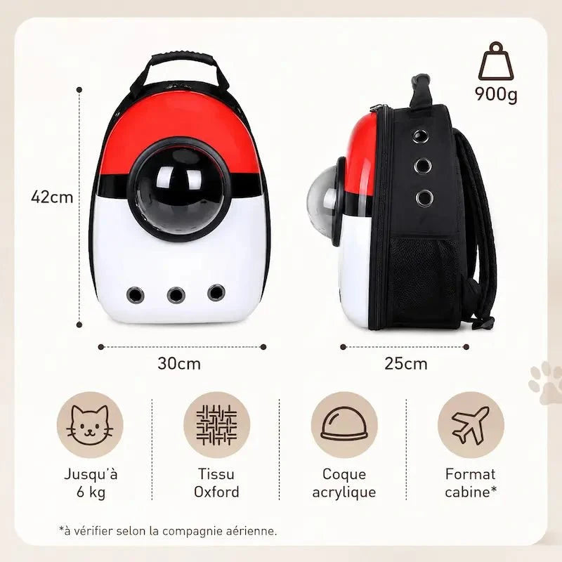 Sac de Transport Chat Hublot 360°