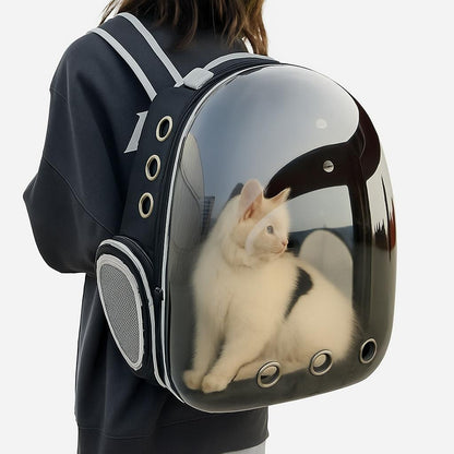 Sac à Dos Bulle Chat - Vue Panoramique 180°