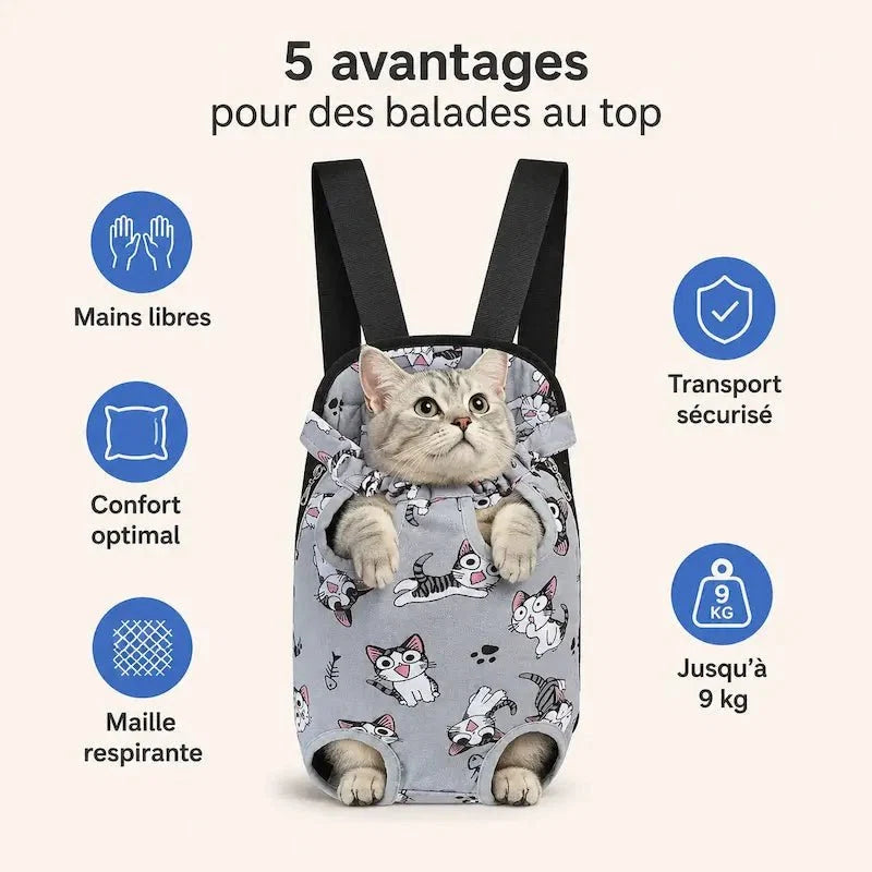 Sac à Dos Chat - Promenade Confortable