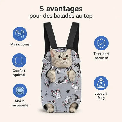 Sac à Dos Chat - Promenade Confortable