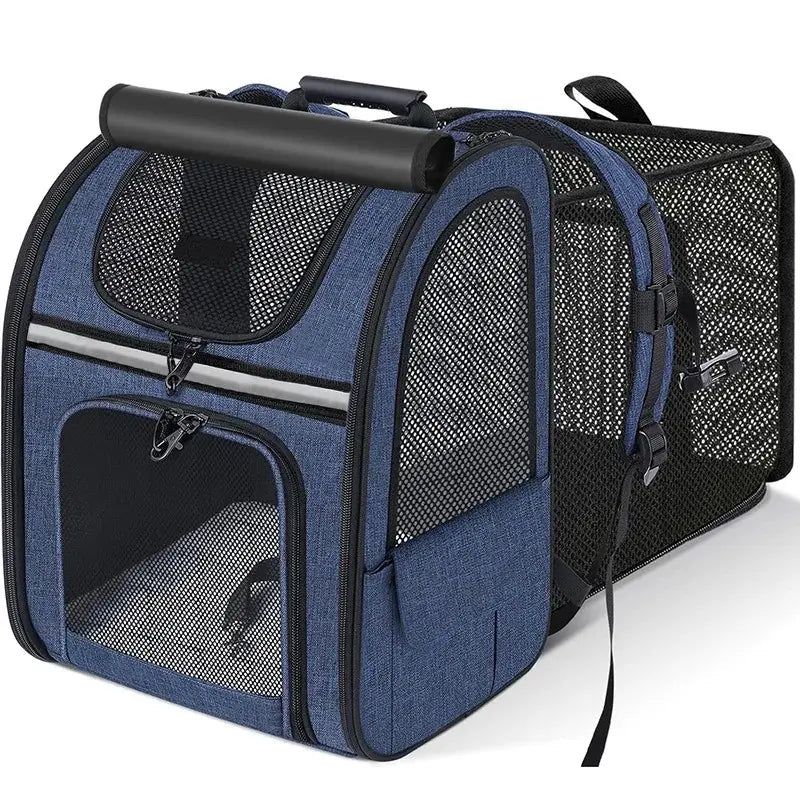 Sac à Dos Extensible pour Chat - Confort et Espace