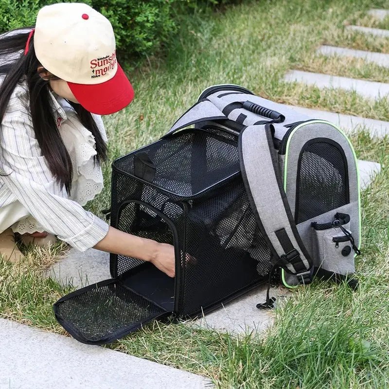 Sac à Dos Extensible pour Chat - Confort et Espace