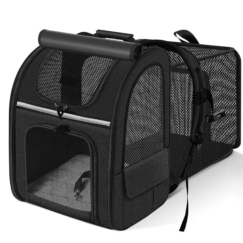 Sac à Dos Extensible pour Chat - Confort et Espace
