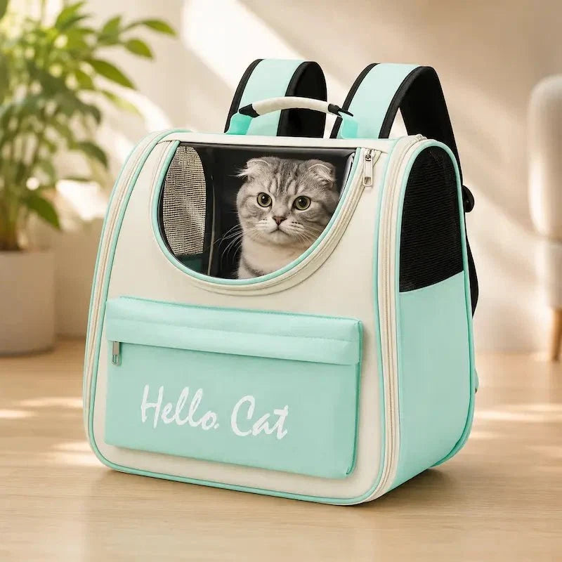 Sac à Dos Chat Respirant | Transport Sûr