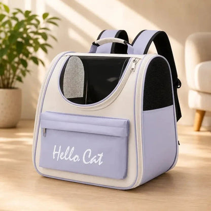 Sac à Dos Chat Respirant | Transport Sûr