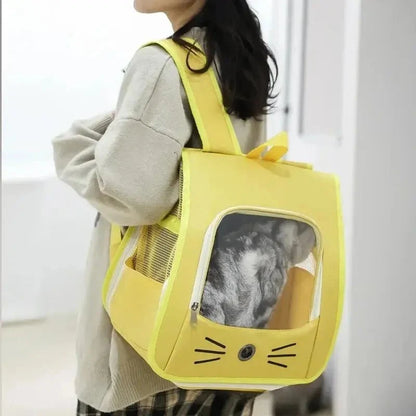 Sac de Transport Chat Transparent et Confortable