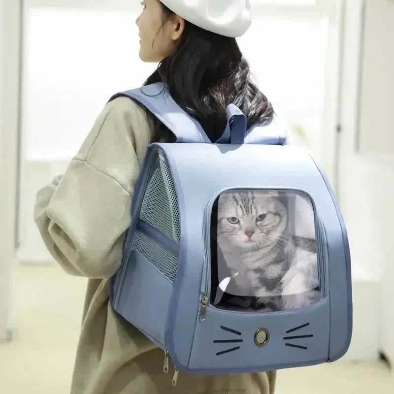 Sac de Transport Chat Transparent et Confortable