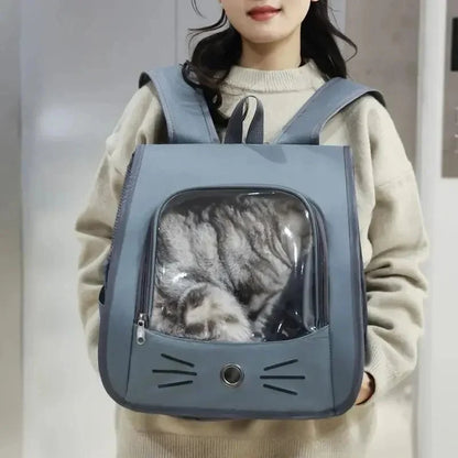 Sac de Transport Chat Transparent et Confortable