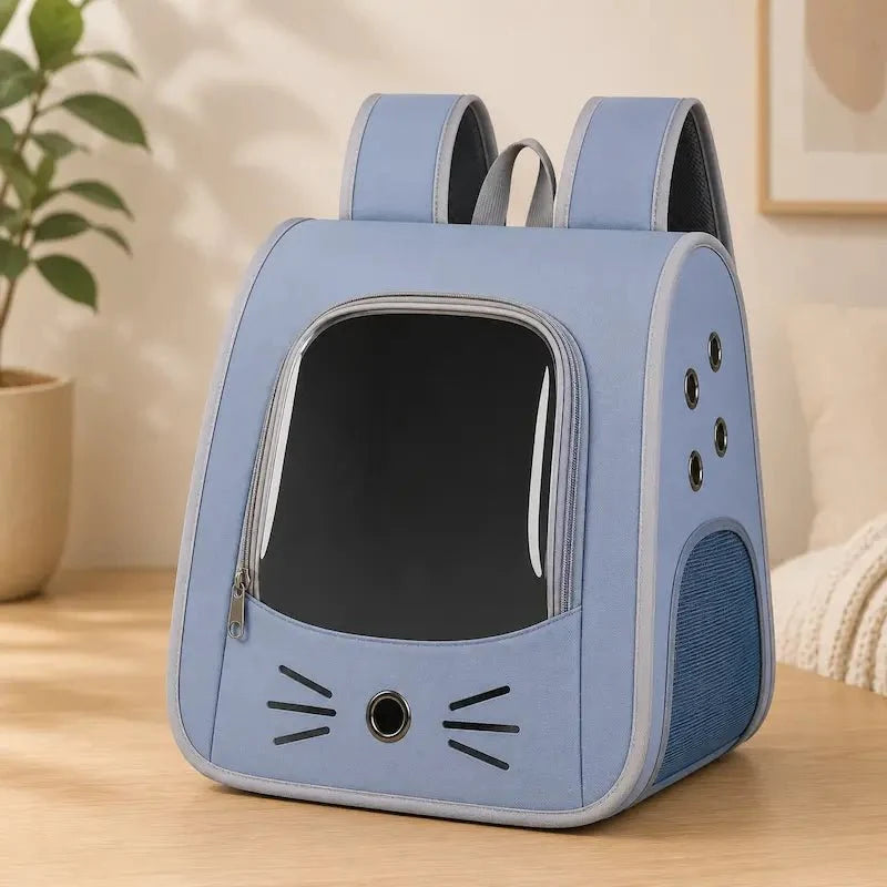 Sac de Transport Chat Transparent et Confortable