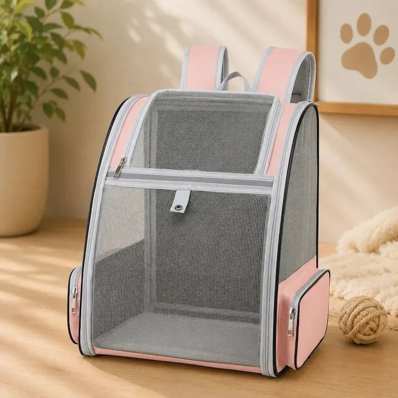 Sac à Dos Chat Respirant - Ventilation Optimale