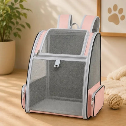 Sac à Dos Chat Respirant - Ventilation Optimale