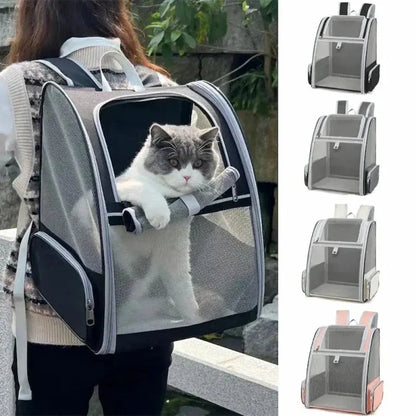 Sac à Dos Chat Respirant - Ventilation Optimale