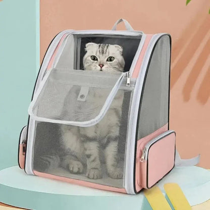 Sac à Dos Chat Respirant - Ventilation Optimale