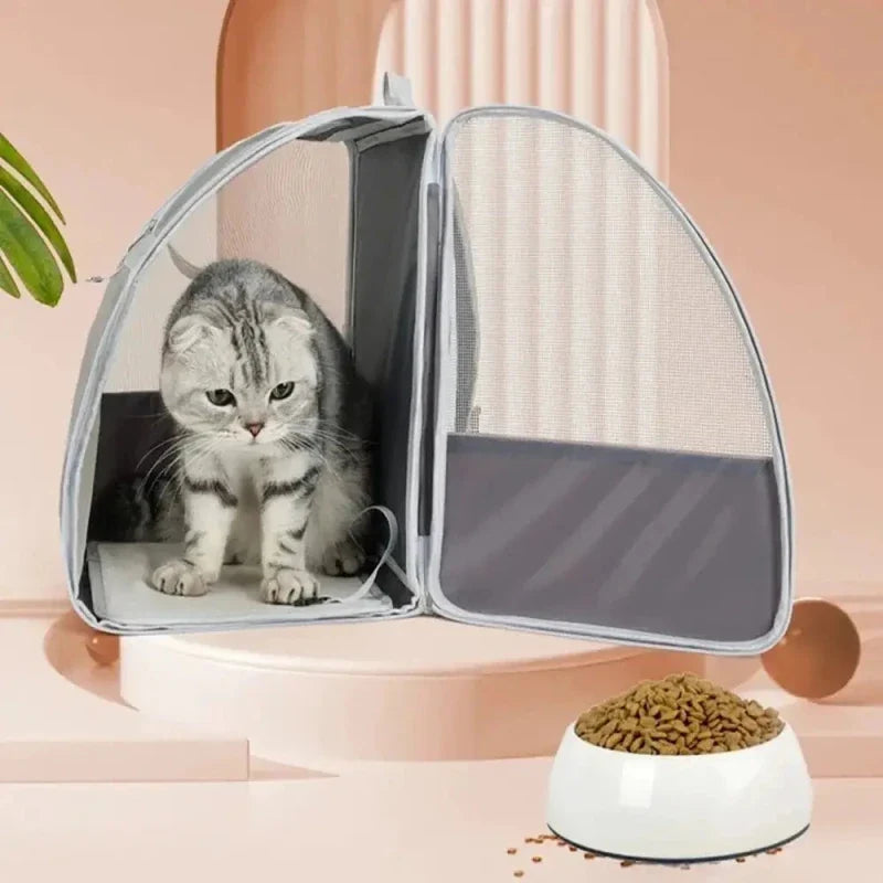 Sac à Dos Chat Respirant - Ventilation Optimale