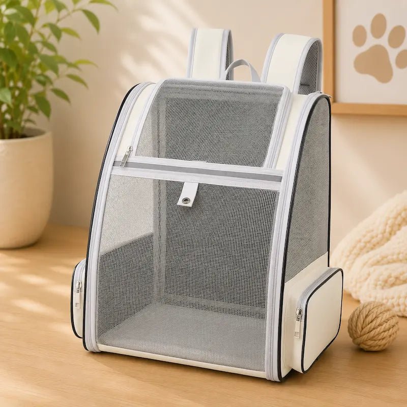 Sac à Dos Chat Respirant - Ventilation Optimale