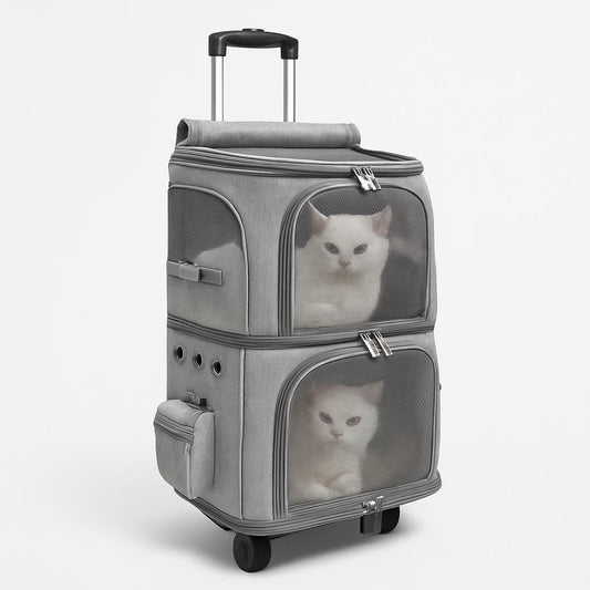 Sac à Roulettes Chats - Transport Facile et Confort