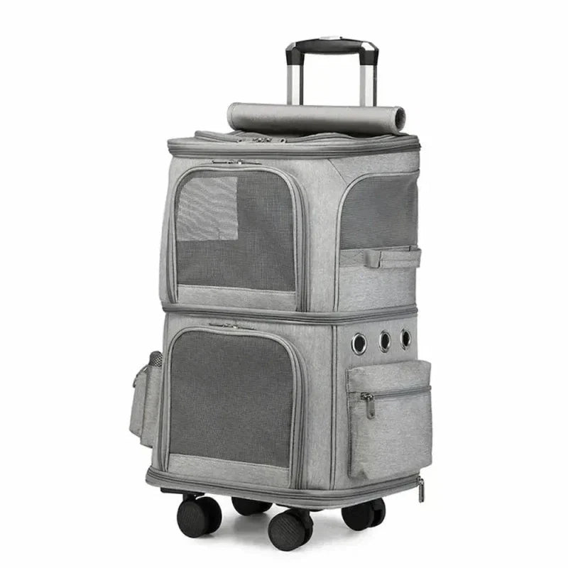 Sac à Roulettes Chats - Transport Facile et Confort