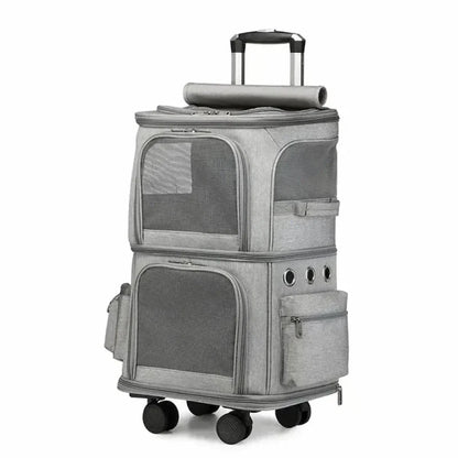 Sac à Roulettes Chats - Transport Facile et Confort