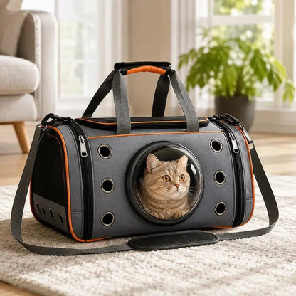 Sac de Transport Chat Bulle - Vue Panoramique