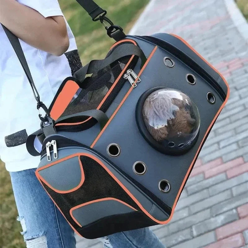 Sac de Transport Chat Bulle - Vue Panoramique