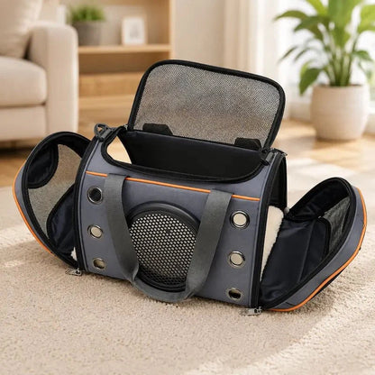 Sac de Transport Chat Bulle - Vue Panoramique