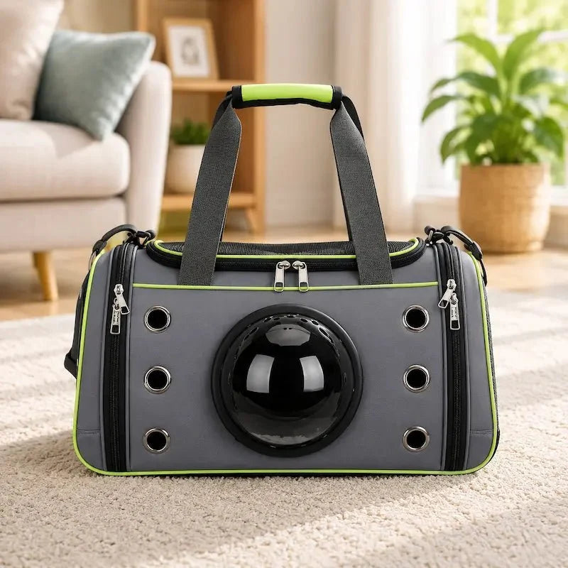 Sac de Transport Chat Bulle - Vue Panoramique