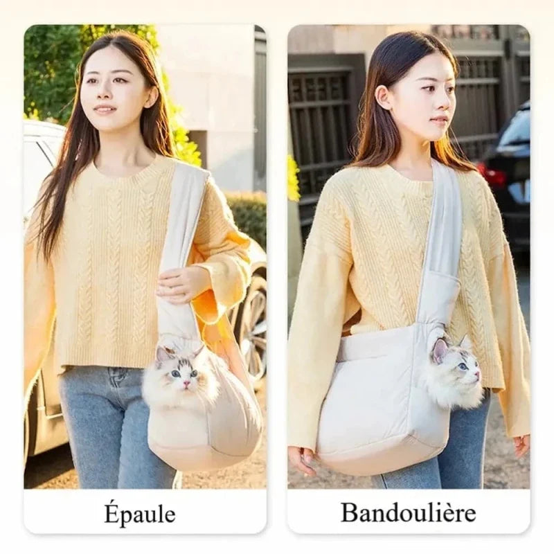 Sac Bandoulière Chat - Transport Confortable
