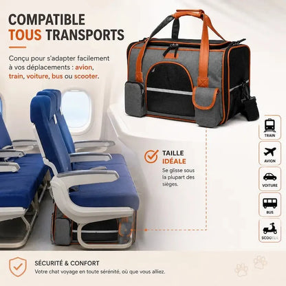 Sac de Transport Chat 10 kg - Confort et Praticité
