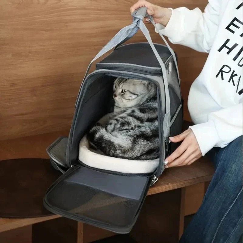Sac de Transport Chat Pratique et Confortable