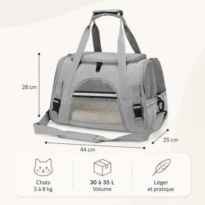 Sac de Transport Chat Pratique et Confortable