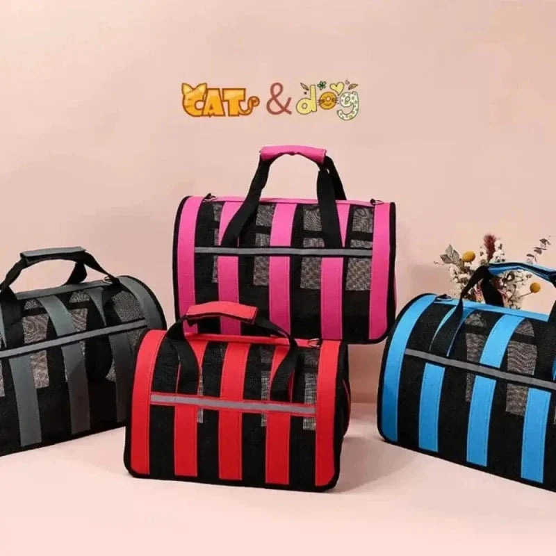 Sac de Transport Chat et Chien - Maille Respirante