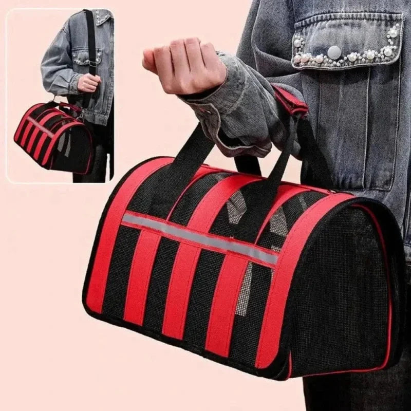 Sac de Transport Chat et Chien - Maille Respirante
