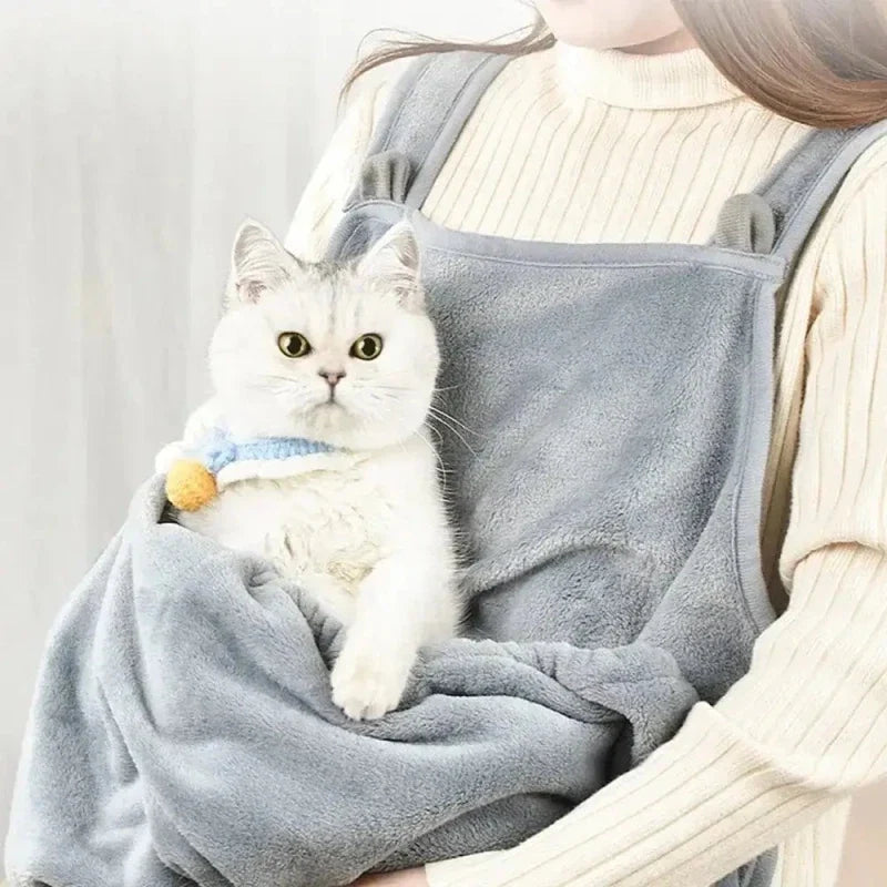 Tablier Transport Chat Confortable et Anti-Stress