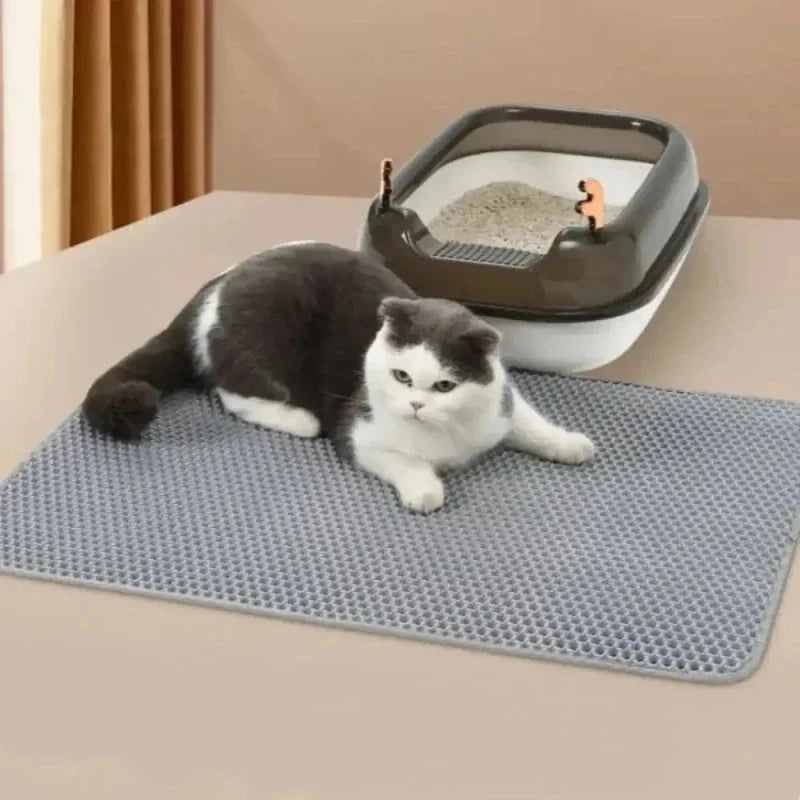 Tapis Litière Antidérapant pour Chat