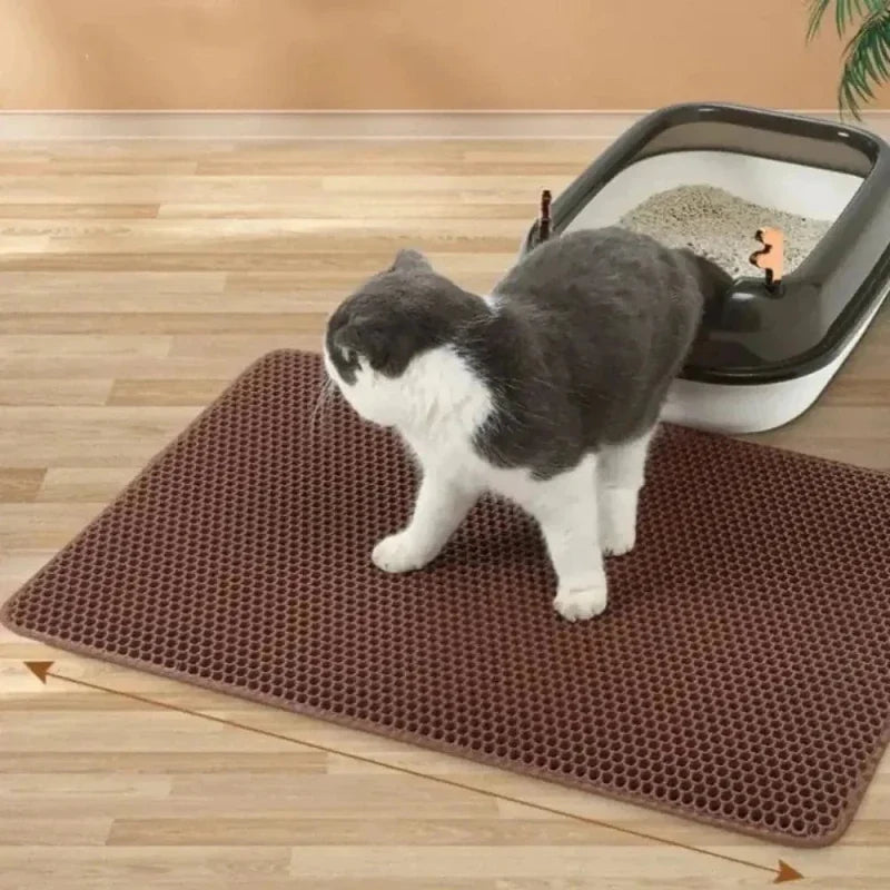 Tapis Litière Antidérapant pour Chat