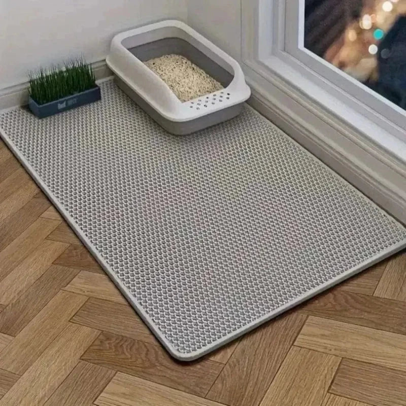 Tapis Litière Antidérapant pour Chat