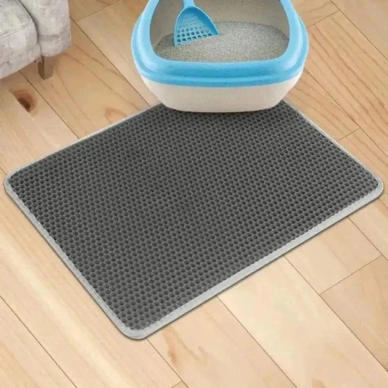 Tapis Litière Antidérapant pour Chat