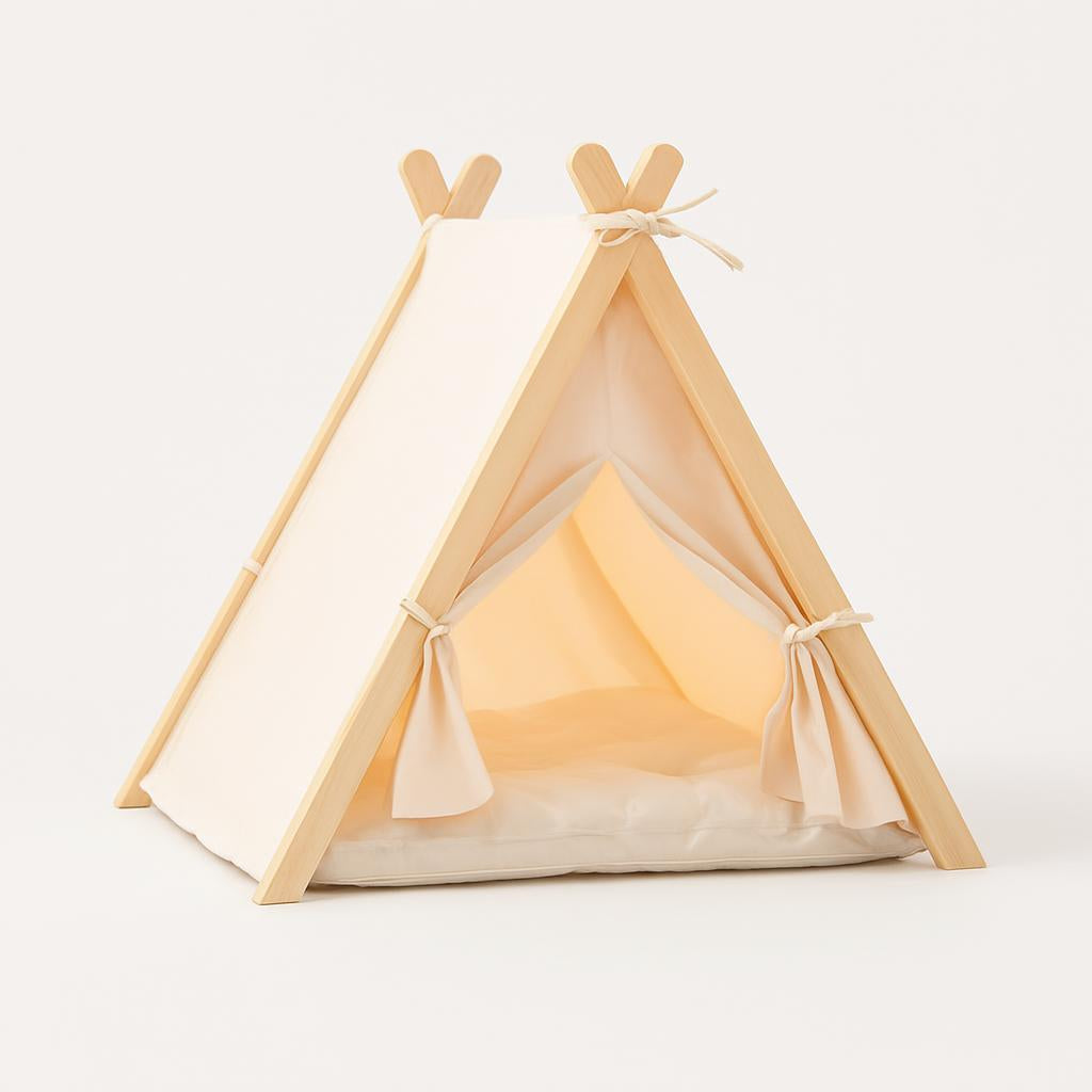 Tente Chat Cosy en Bois - Espace Apaisant