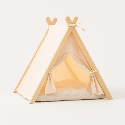 Tente Chat Cosy en Bois - Espace Apaisant