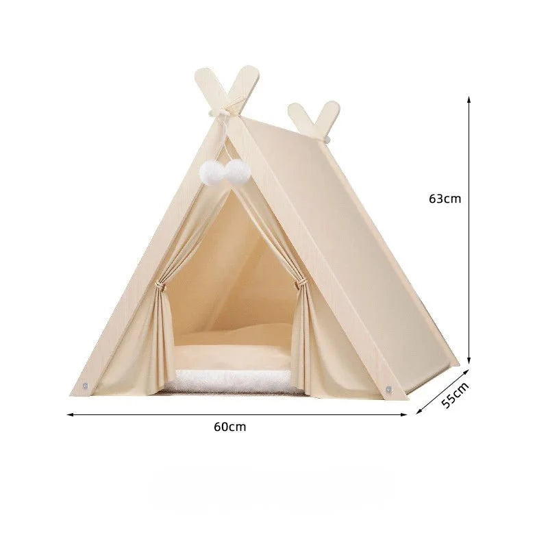Tente Chat Cosy en Bois - Espace Apaisant