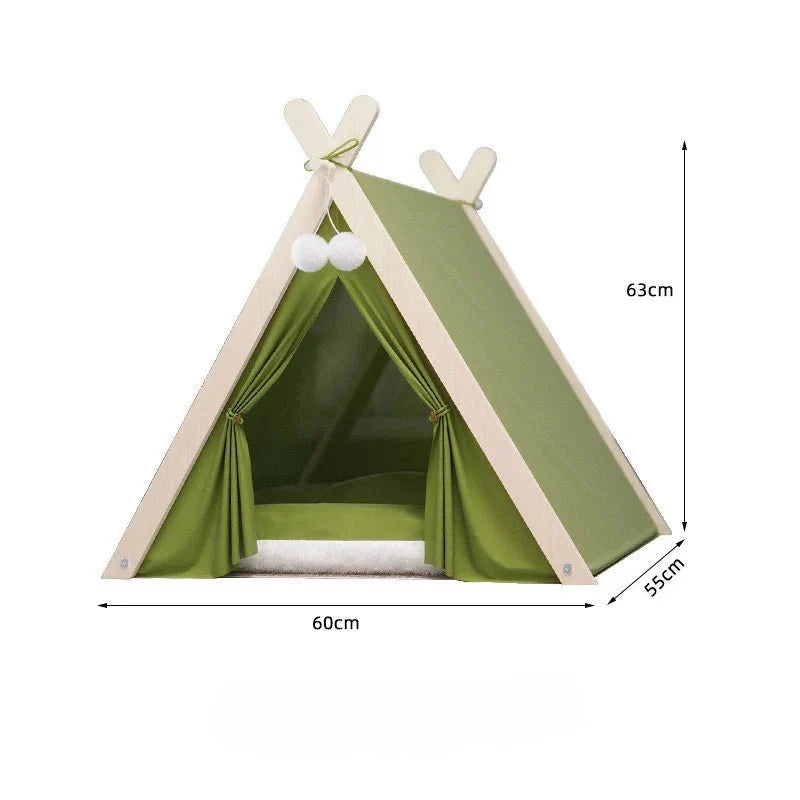 Tente Chat Cosy en Bois - Espace Apaisant