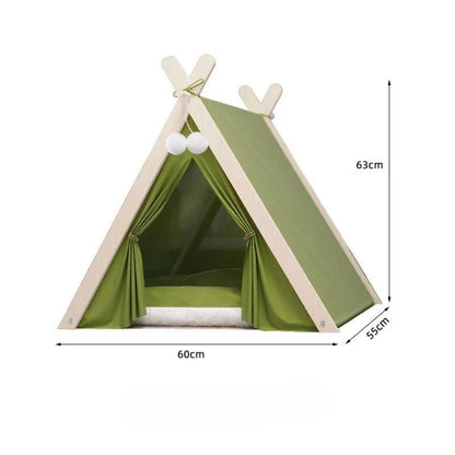 Tente Chat Cosy en Bois - Espace Apaisant
