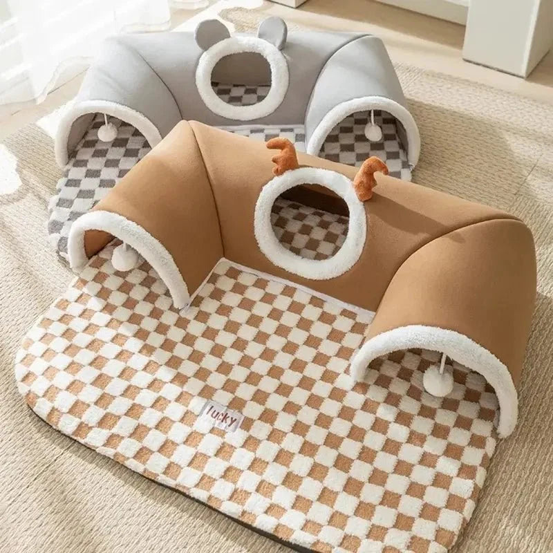 Tapis Tunnel Chat Confort et Jeu