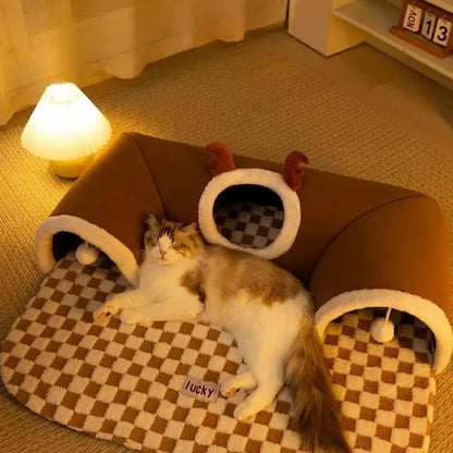 Tapis Tunnel Chat Confort et Jeu