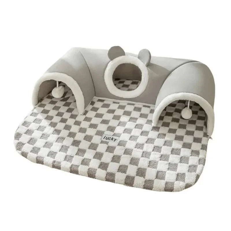 Tapis Tunnel Chat Confort et Jeu
