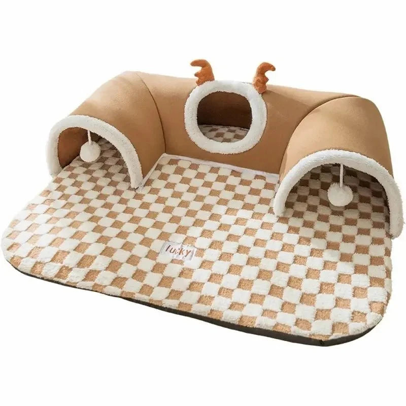 Tapis Tunnel Chat Confort et Jeu
